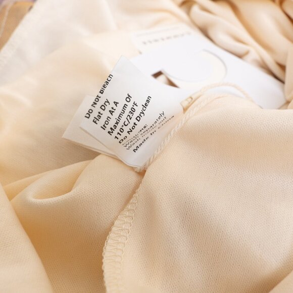 COMMENSE Granite Tie Dye Mesh Ruched Midi Dress Watercolor Abstract Pattern - Picture 14 of 14